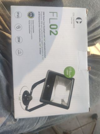 Foco LED Exterior 115lm/W 4000K Negro