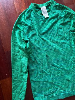 Camiseta deportiva verde Decathlon niño