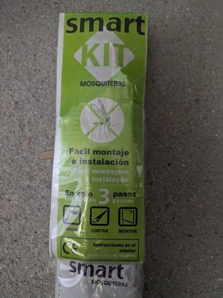 Mosquitera ventana blanca