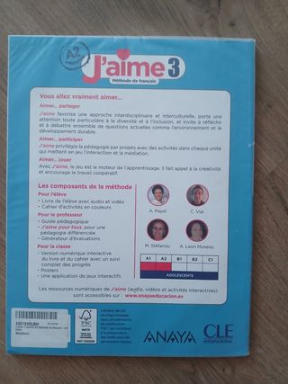 Libros 3 ESO YUNQUERA DE HENARES Francés 