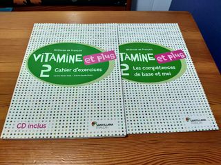 Cahier d'exercices Vitamine et plus 2+CD
