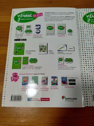 Cahier d'exercices Vitamine et plus 2+CD
