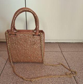 Bolso de fiesta con pedrería