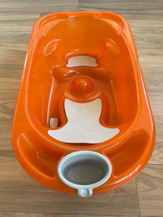 Vaschetta bagno bimbi arancione