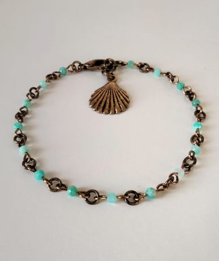 Bracciale Amazzonite con Conchiglia