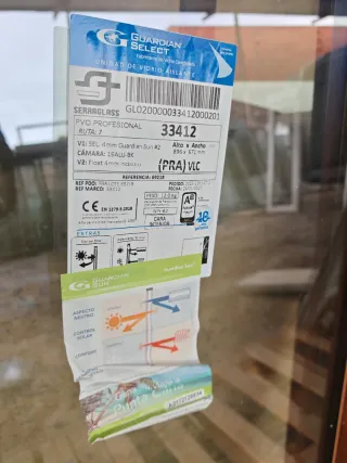 3 Ventana PVC imitación madera