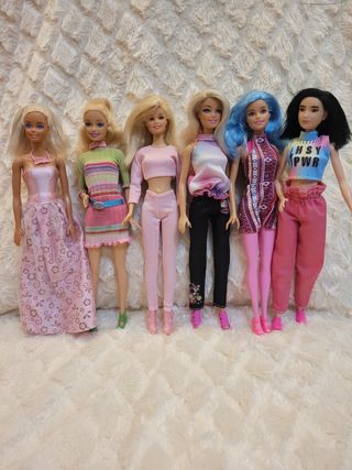 Lote de Barbies con defectos 