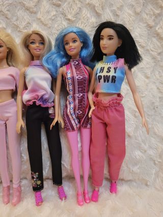 Lote de Barbies con defectos 