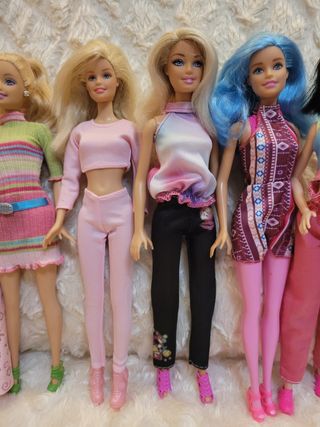 Lote de Barbies con defectos 