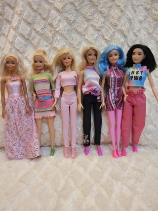 Lote de Barbies con defectos 