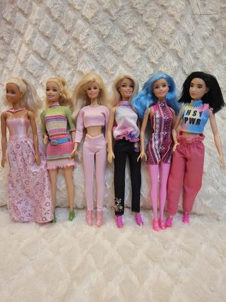 Lote de Barbies con defectos 