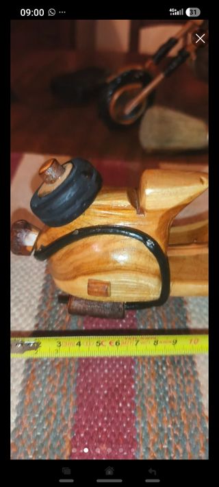 Vespa in Legno Cm 17 - Modellismo Statico Vintage