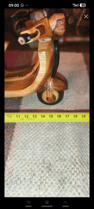 Vespa in Legno Cm 17 - Modellismo Statico Vintage