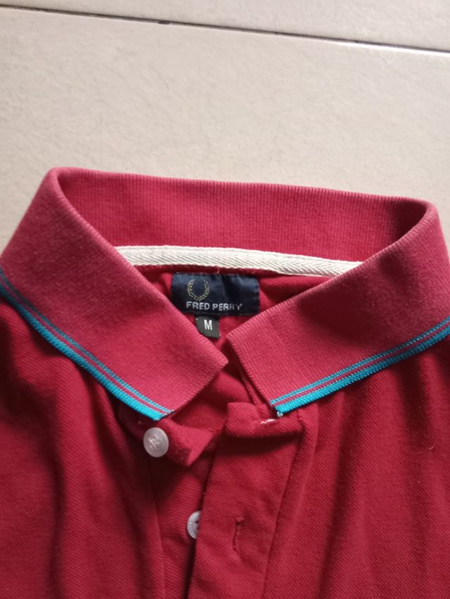 Polo Fred Perry Rojo. T.M