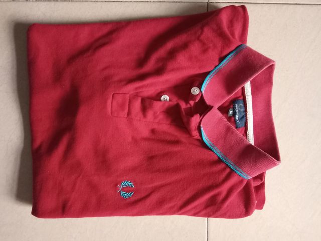 Polo Fred Perry Rojo. T.M