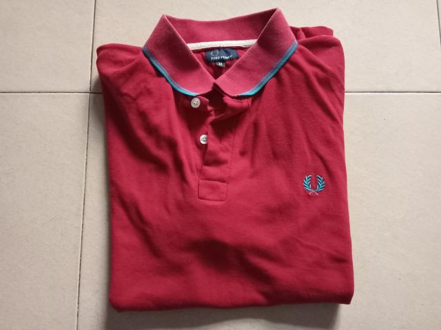 Polo Fred Perry Rojo. T.M