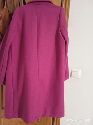 Abrigo rosa mujer