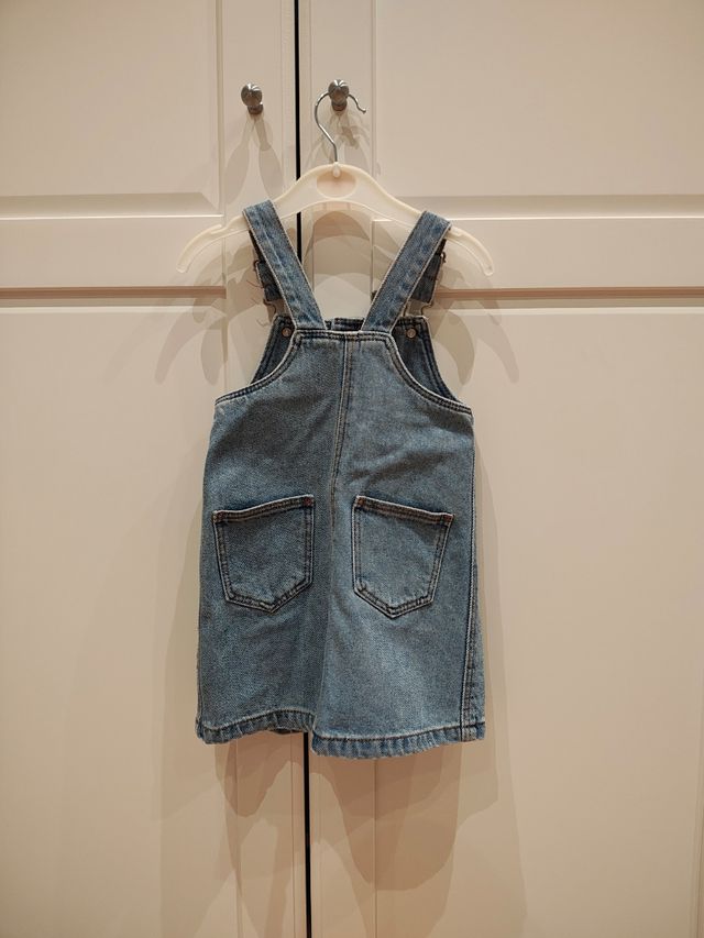 Peto Vestido Vaquero Niña 3 Años