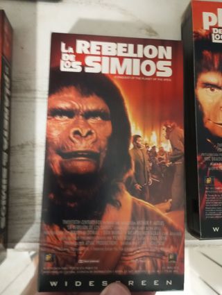 Películas VHS trilogía del Planeta de los simios