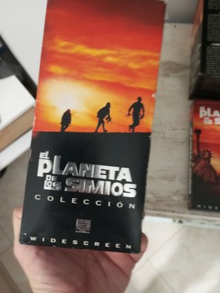 Películas VHS trilogía del Planeta de los simios