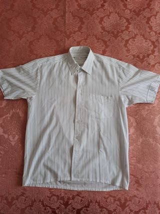 Camisa Hino Visconti Rayas Azul, Gris y Blanco
