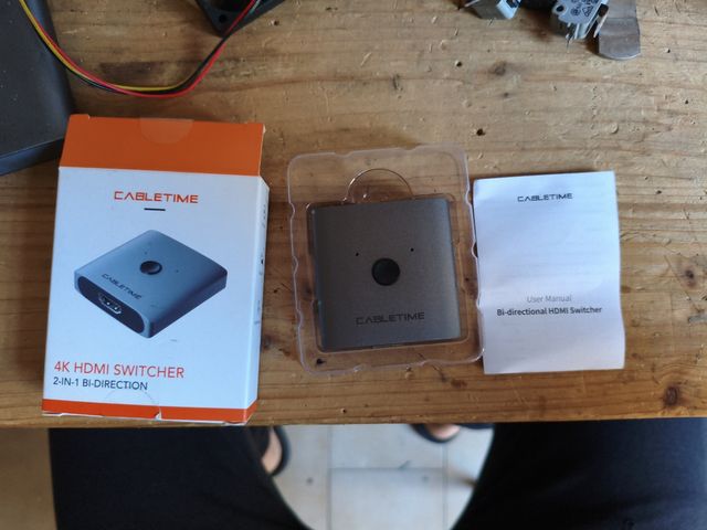 CABLETIME Switch HDMI 4K 2-in-1 Bi-Direction