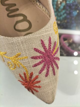 Zapatos de tacón Sam Edelman beige multicolor