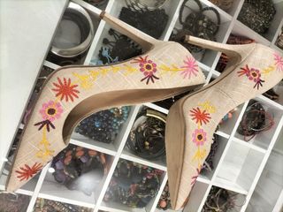 Zapatos de tacón Sam Edelman beige multicolor