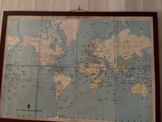 Mapa Mundial Prefijos Radio Unión Radioaficionados