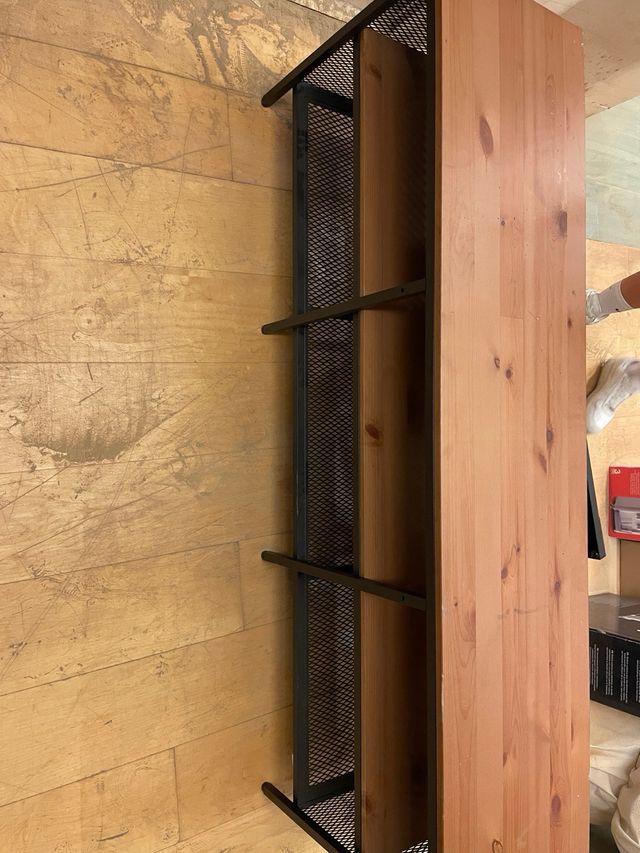 Mueble TV madera y metal