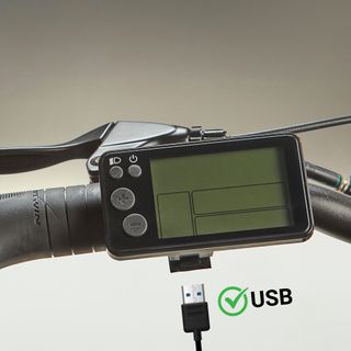 Bicicleta eléctrica trekking doble suspensión Riverside