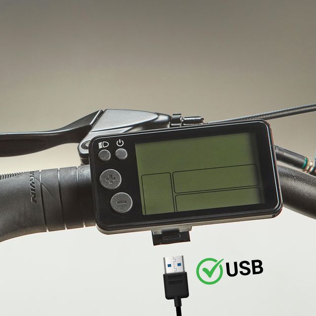 Bicicleta eléctrica trekking doble suspensión Riverside