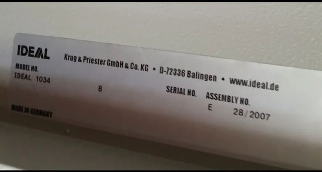 Guillotina Marca Ideal 1034