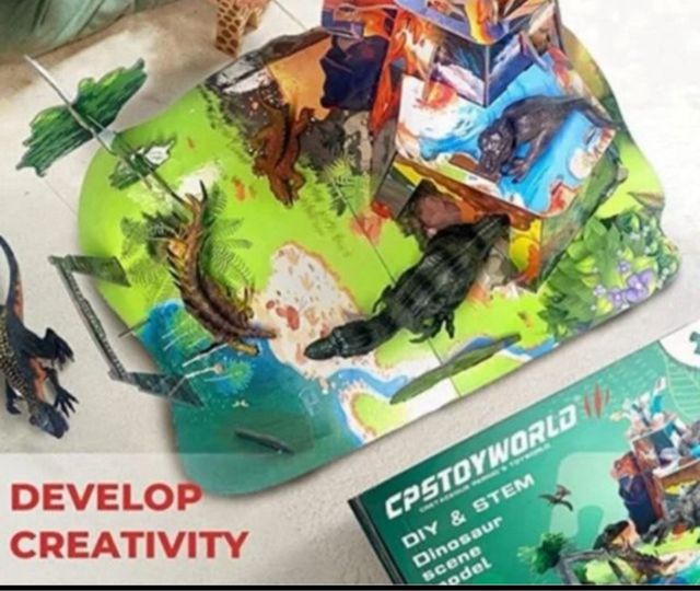 CPSTOYWORLD Kit Dinosaurios STEM 3D