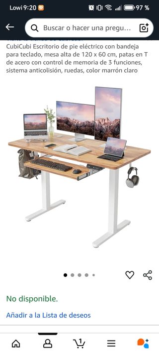 Mesa elevable  eléctrica