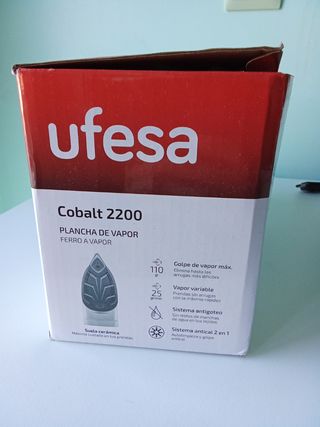 Plancha de vapor Ufesa Cobalt Nueva, a estrenar

