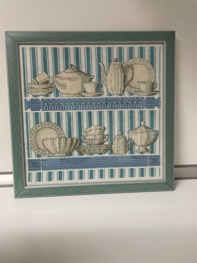 Cuadro Punto de Cruz Cocina Comedor