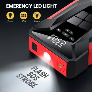 Arrancador y Compresor Coche 28000mAh