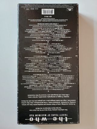 Caja The Who Thirty Years of Maximum R&B