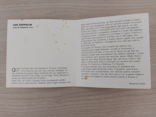 Led Zeppelin - Live in Toronto 1971 CD