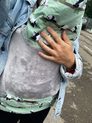 Cobertor de porteo para  mochila portabebe