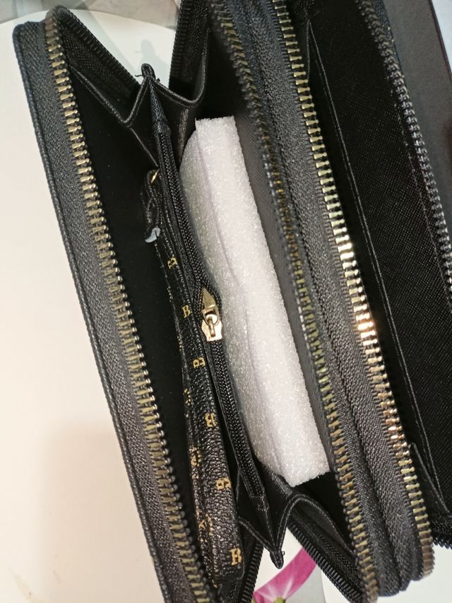 Portafoglio Briciole Firenze Grande Nero, pochette