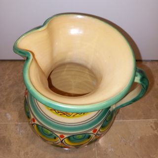 Jarra cerámica decorada