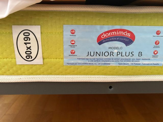 Colchon y somier 90*190