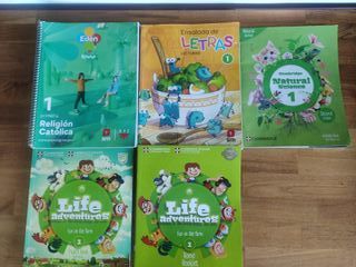 Lote de libros de primero de primaria