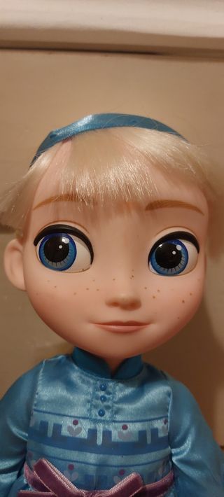 Muñecos Frozen Elsa, Anna y Kristoff. 39 cm. Nuevo