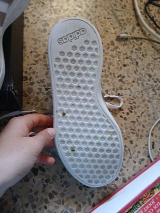 Zapatos Adidas Blancos Talla 37.5