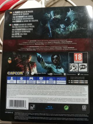 Resident Evil 2 PS4 steelbook Edition 