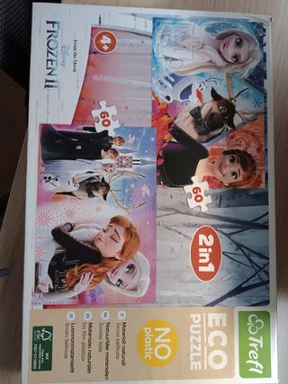 Puzzles 2 en 1 Peppa Pig y Frozen