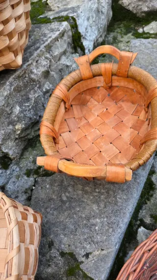 Cestas de mimbre artesanales (5)